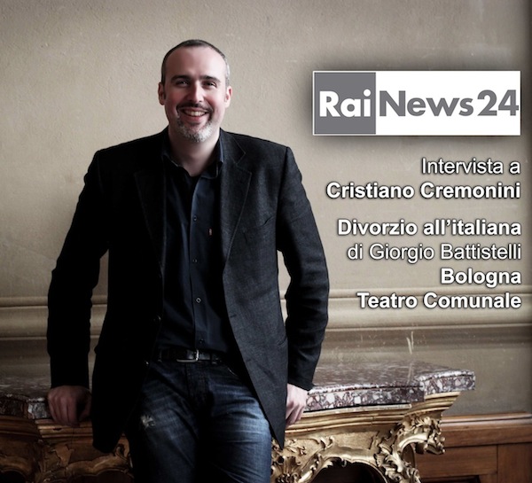 Cristiano Cremonini intervista RaiNews24 per Divorzio all'italiana