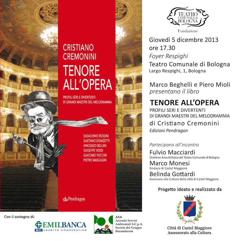 Invito Tenore all'Opera - Teatro Comunale Bologna