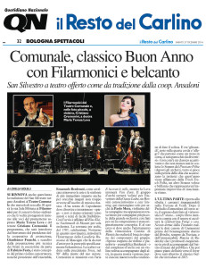 Concerto di Capodanno Teatro Comunale Bologna 2014/2015