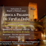 Cristiano Cremonini Tenore ospite di Regali a Palazzo Re Enzo 2015 con CNA