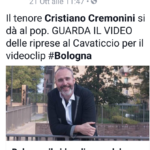 Cristiano Cremonini Articolo Carlino Videoclip Libertà