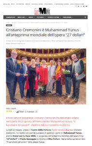 Cristiano Cremonini Tenore Opera 27 Dollari Muhammad Yunus