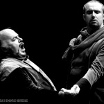 Cristiano Cremonini con il baritono Paolo Gavanelli nell'Otello