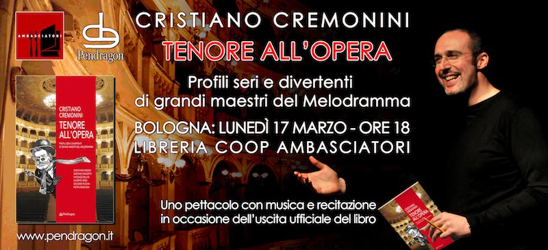 Evento Tenore all'Opera Librerie Coop Bologna 17 marzo 2014