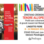 Tenore all'Opera al salone del libro di Torino 2014